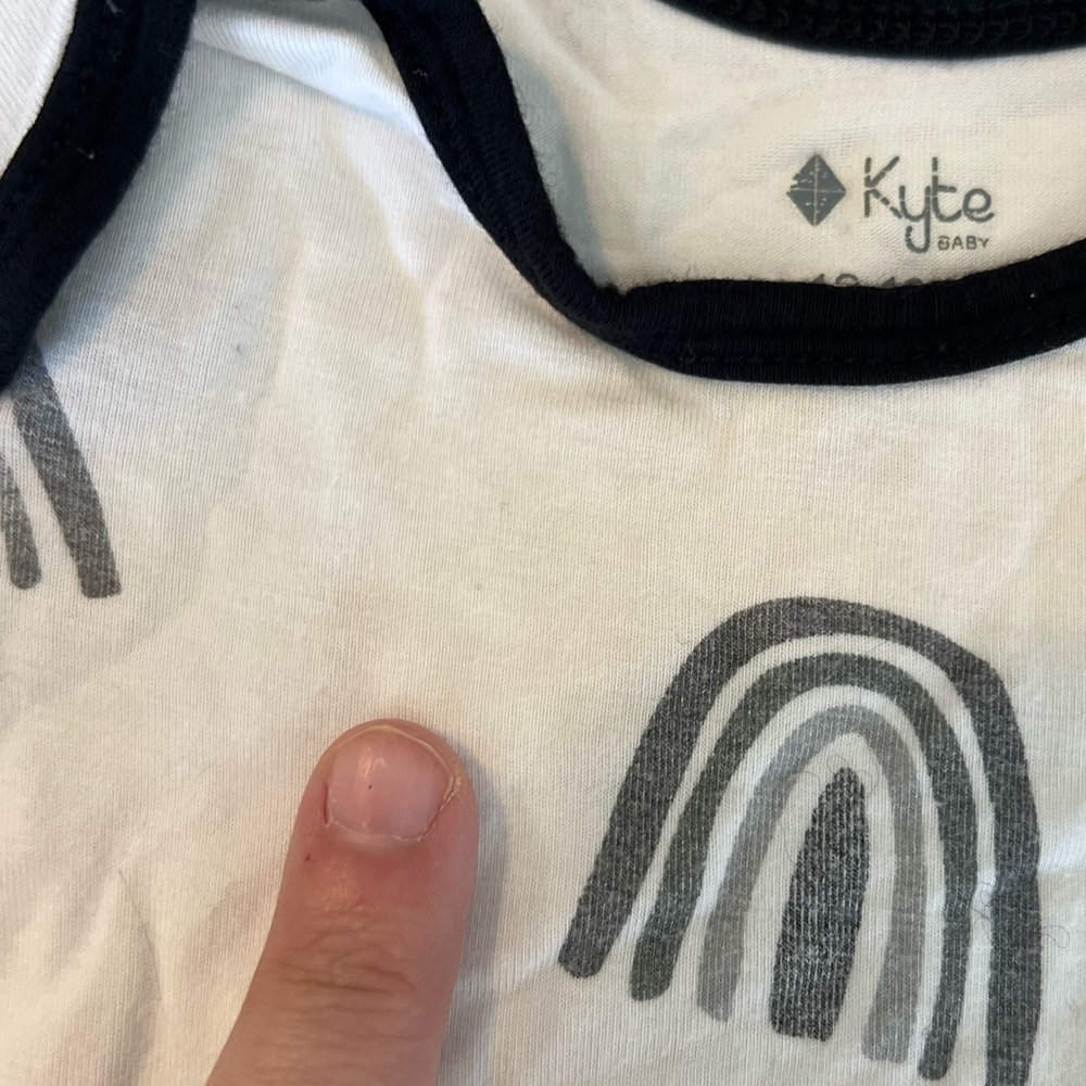 Kyte bamboo bodysuit outfit baby toddler boy 12-18 months - Picture 3 of 5